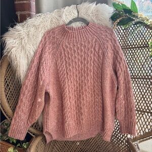 ☀️5 for $30☀️ A New Day Fisherman Pink Sweater